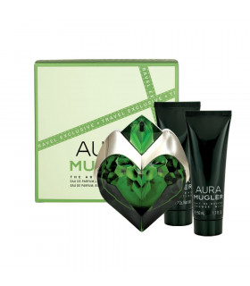THIERRY MUGLER AURA ART OF INSTINCT EAU DE PARFUM SPRAY 50 ML + SG 50 ML + BL 50 ML SET