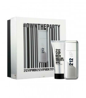 CAROLINA HERRERA 212 VIP MEN EAU DE TOILETTE SPRAY 100 ML + SG 100 ML SET 2018