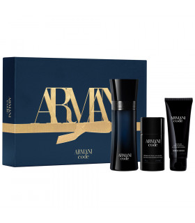 ARMANI CODE HOMME EAU DE TOILETTE SET 125 ML + DEO STICK 75 GR + S/G 75 ML