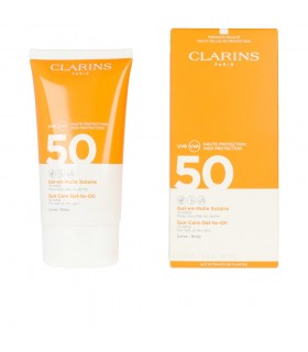 CLARINS BODY SUN CARE GEL TO OIL SPRAY F50+