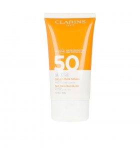 CLARINS BODY SUN CARE GEL TO OIL SPRAY F50+
